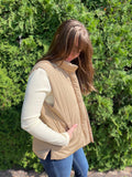 Puffer Vest With Side Pockets