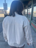 Linen Cropped Jacket