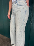 Artemis Jewel Embellished Palazzo Jeans