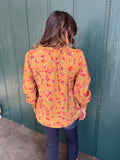 Floral Print Long Sleeve Blouse
