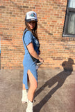 Free Bird Graphic Maxi Dress