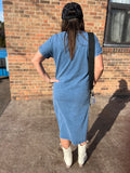 Free Bird Graphic Maxi Dress