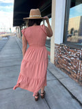 Flutter Sleeve Maxi Dress