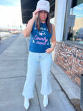Raised On Country Music Graphic Tank