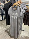 Free Bird Graphic Maxi Dress