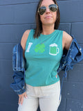 I Love Beer Graphic Tank