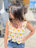 Daisy Crochet Crop Top