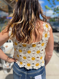 Daisy Crochet Crop Top
