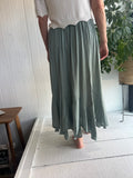 Flowy Hem Maxi Skirt