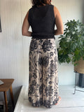 Printed Wide Leg Pants