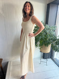Mix Media Tank Midi Dress