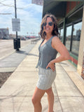 Crochet Knit Sweater Vest