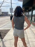 Crochet Knit Sweater Vest