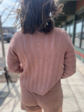 Cropped Open Cardigan