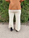 Textured Sweater Pants