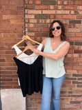 Basic Flowy V-Neck Tank