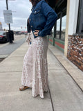 Boho Print Wide Leg Pants