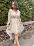 Boho Style Print Dress