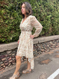 Boho Style Print Dress