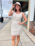 Sleeveless Striped Mini Dress