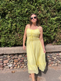 Lace Swing Ruffle Dress