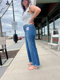 Risen High Rise Ankle Straight