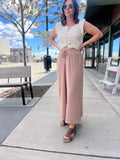 Cropped Palazzo Pants