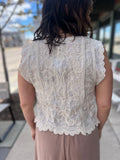 BoHo Embroidered Gauze Top