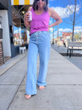 Wide Leg Denim Pants