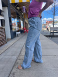 Wide Leg Denim Pants