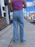 Wide Leg Denim Pants
