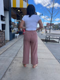 Wide Leg Capri Pants