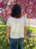 Floral Front Button Up