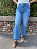 Risen Slouchy Cropped Jeans