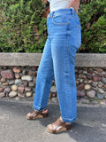 Risen Slouchy Cropped Jeans