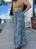 Floral Wide Leg Boho Pants