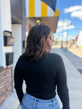 V Neck Ruched Long Sleeve
