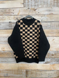 Kids Checkerboard Sweater