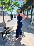 Sleeveless Surplice Cropped Jumpsuit