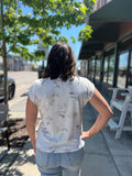 Floral Textured Sleeveless Top