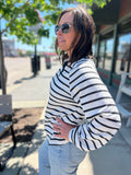 Striped Long Sleeve Crewneck