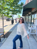 Crochet Bell Sleeve Pullover