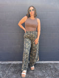 Camo Tulip Cut Jeans