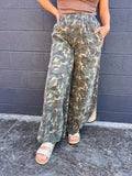 Camo Tulip Cut Jeans