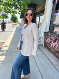 Notched Collar Blazer