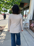 Notched Collar Blazer
