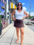 High Waist Skort
