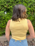 Sleeveless Ribbed Pullover