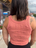 Nikibiki Reversible Lace Textured Tank