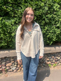 Grommet Pullover with Thumb Holes